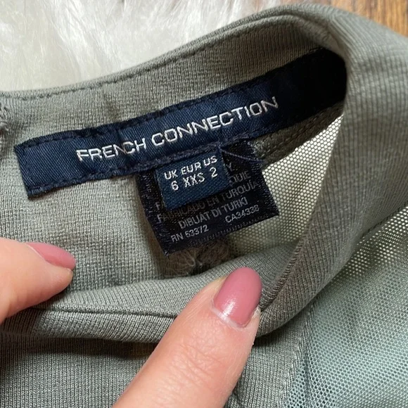 French Connection dress like new with mesh details - Picture 6 of 10